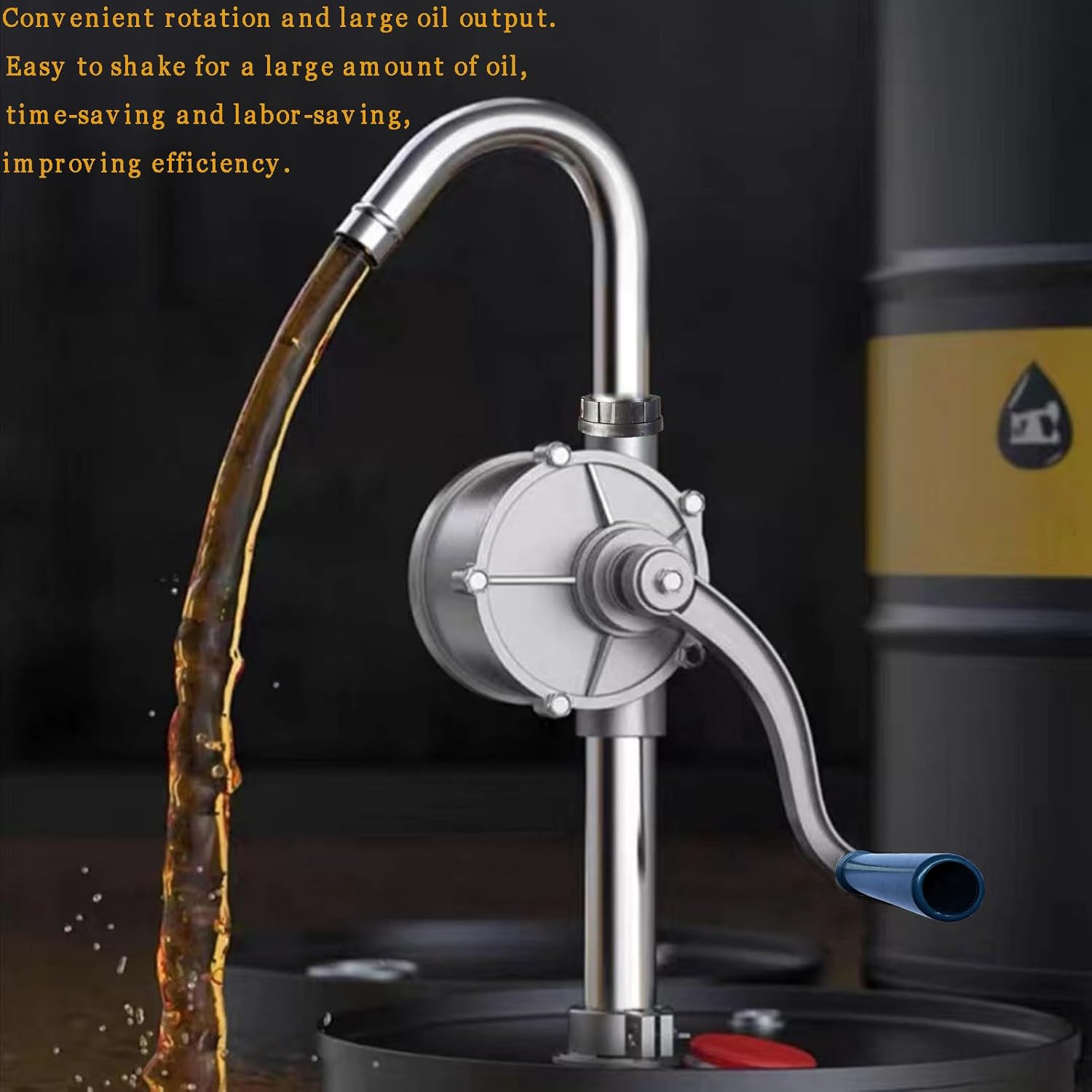 55 Gallon Drum Pump, Barrel Pump for Gasoline, Engine Oil, Diesel Fuel, Kerosene