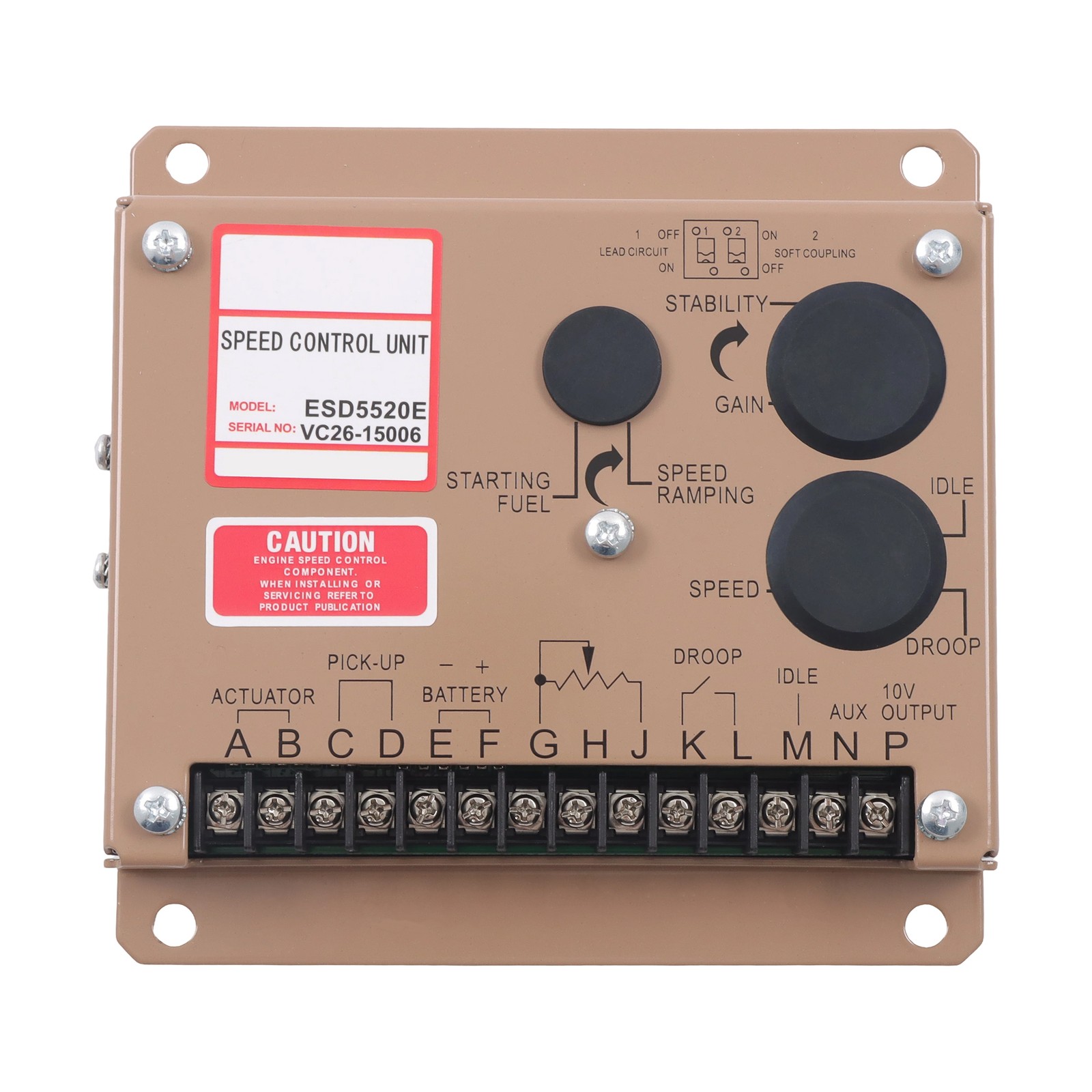 For ESD5520E Generator Set Control Engine Speed Governor Controller