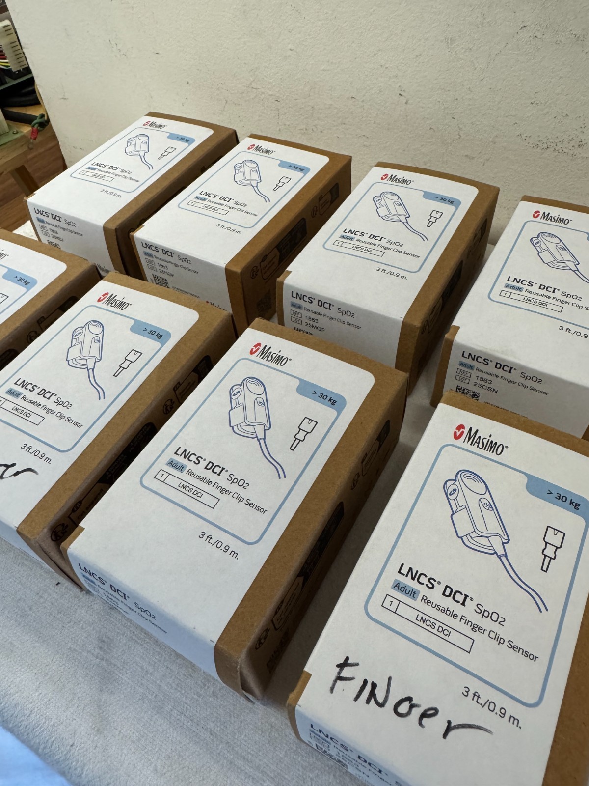 Masimo LNCS DCI Adult Reusable SpO2 Sensor – REF 1863 NEW in BOX (F710)