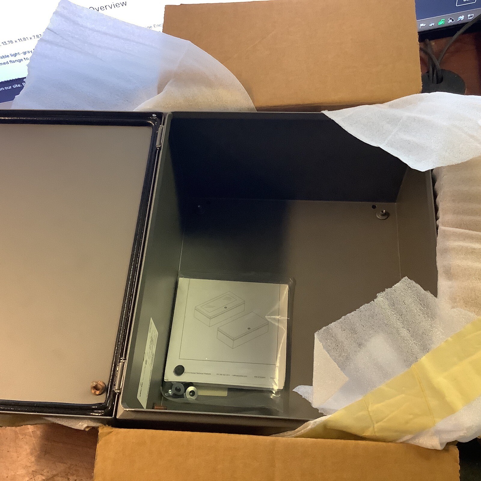 Hoffmann LHC353020/SPL Enclosure Nema Rating 12,3,4,Hinged Cover