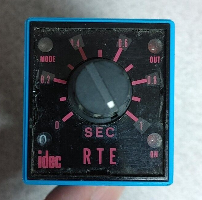 IDEC RTE-P11 ELELECTRONIC TIMER 120V 1s – 10h WOW!!