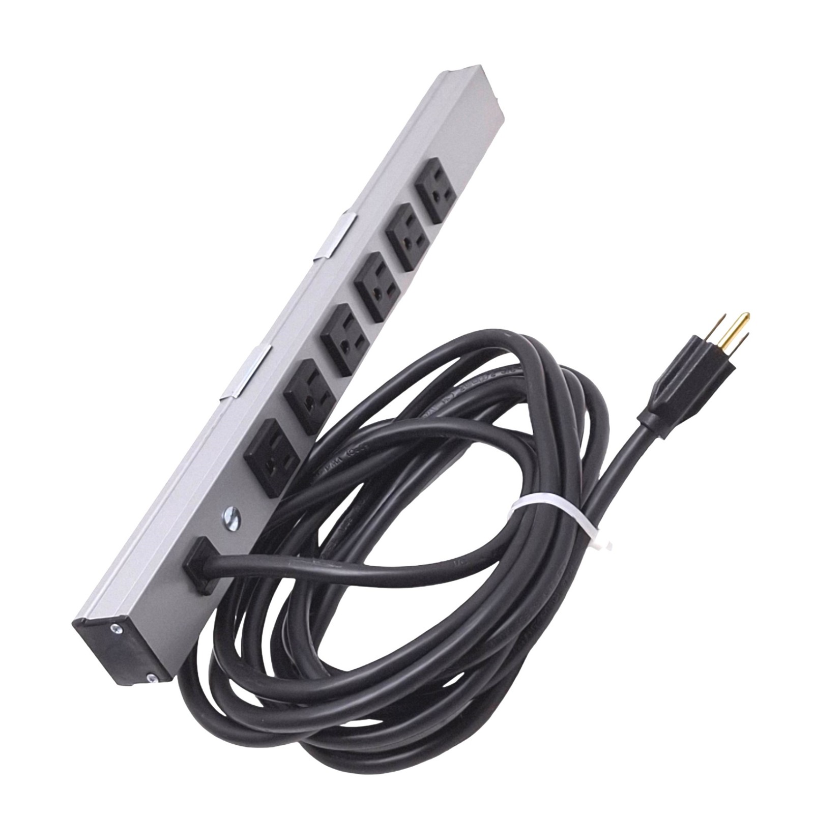 Legrand 180615-PC-P Power Strip, 6 Outlets, 15A 120VAC Max, 15ft Cable
