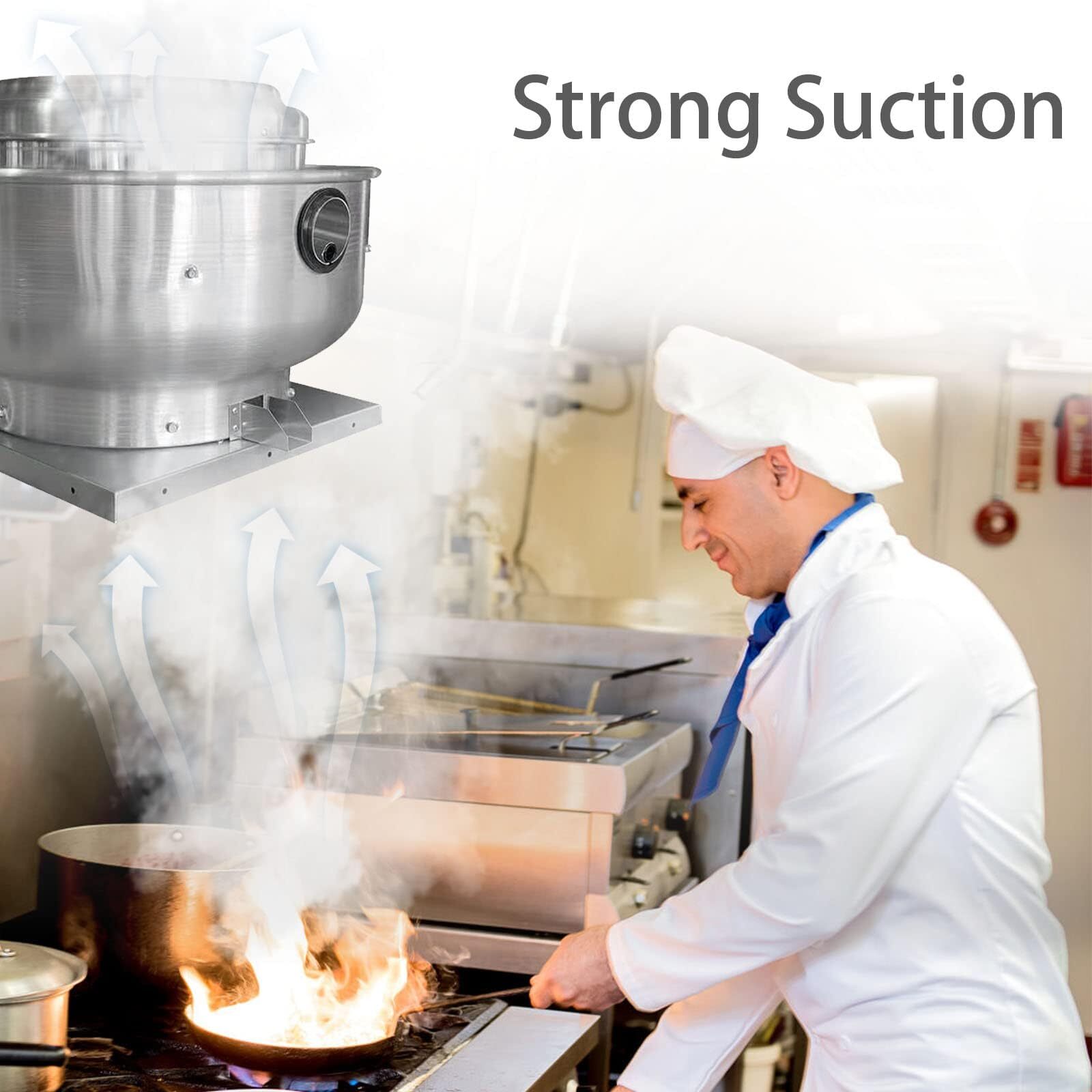 Roof Exhaust Fan Upblast Exhaust Hood Fan For Restaurant Food Truck 1900-2600CFM