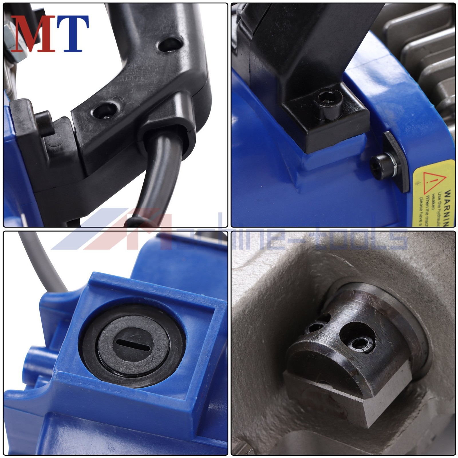 Heavy-Duty Rebar Cutter RC-20 1250W Motor 3/4» Max Cut Metal Storage Box