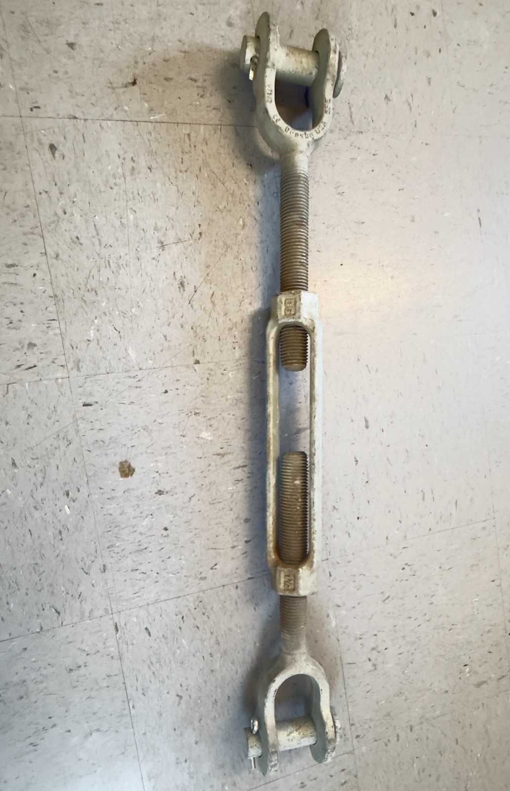 1-1/2″ x 24″ Crosby® Jaw & Jaw Galvanized Turnbuckle FREE SHIPPING lower 48