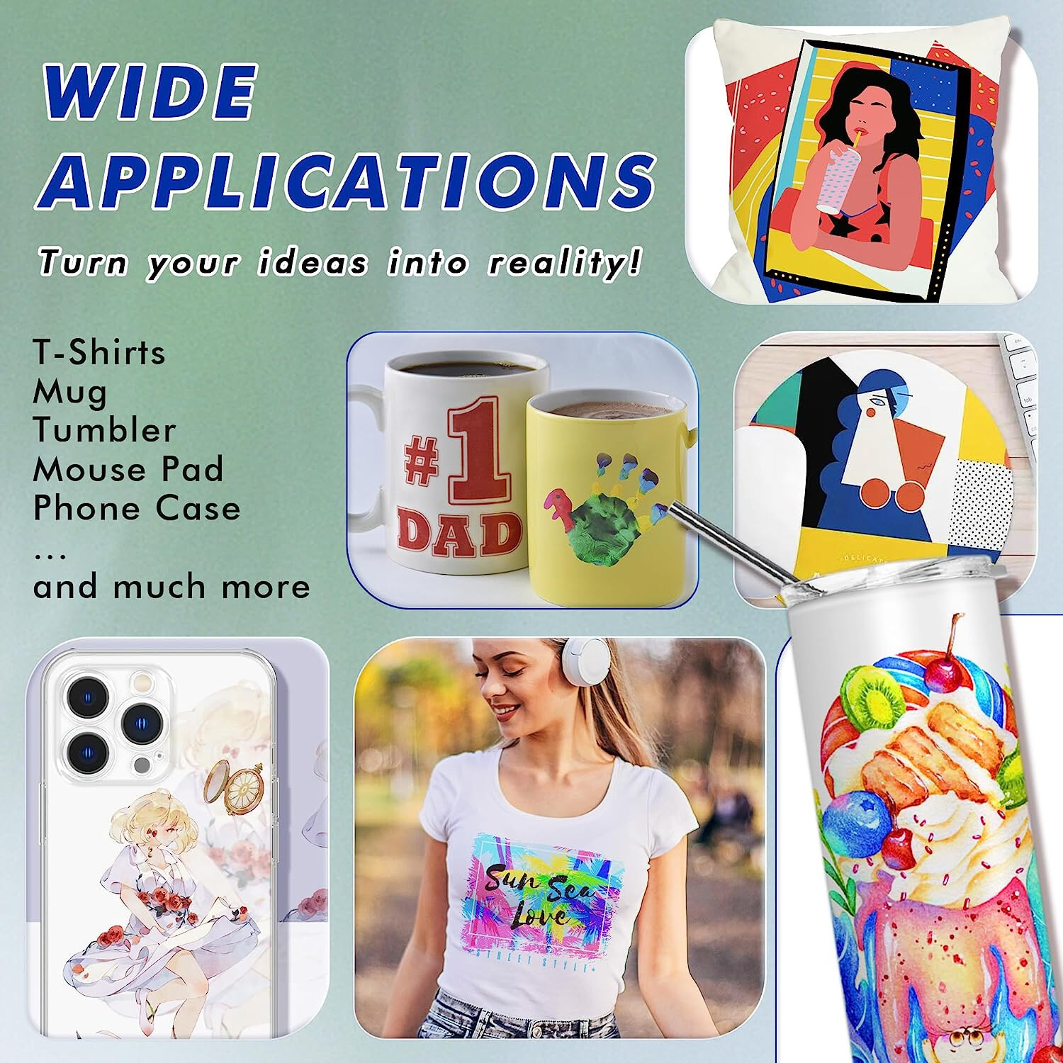 A-SUB Sublimation Starter Kit – A-SUB Sublimation Paper and Sublimation Ink