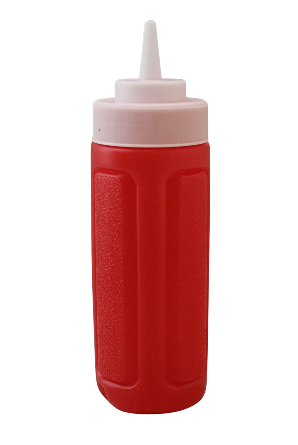 2 Piece Plastic Squeeze Mustard Ketchup Salad Dressing Condiment Set 10 Ounce