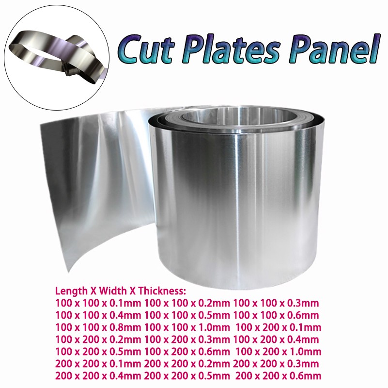 Cupronickel Square Sheet Metal Sheets Cut Plates Panel Various Size 0.1mm-1mm