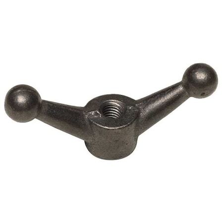 Zoro Select 0-Gh-864-D7- Wing Nut, 1/2″-13, Malleable Iron, Plain, 1.875 In Ht,