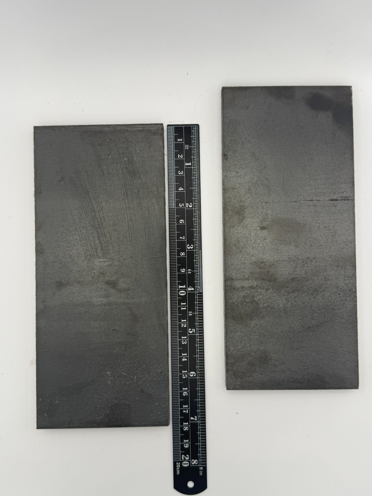 2 Pieces 3″ x 7″ Welding Couponss 3/8″ Thick Practice Plates Welding Plate Steel