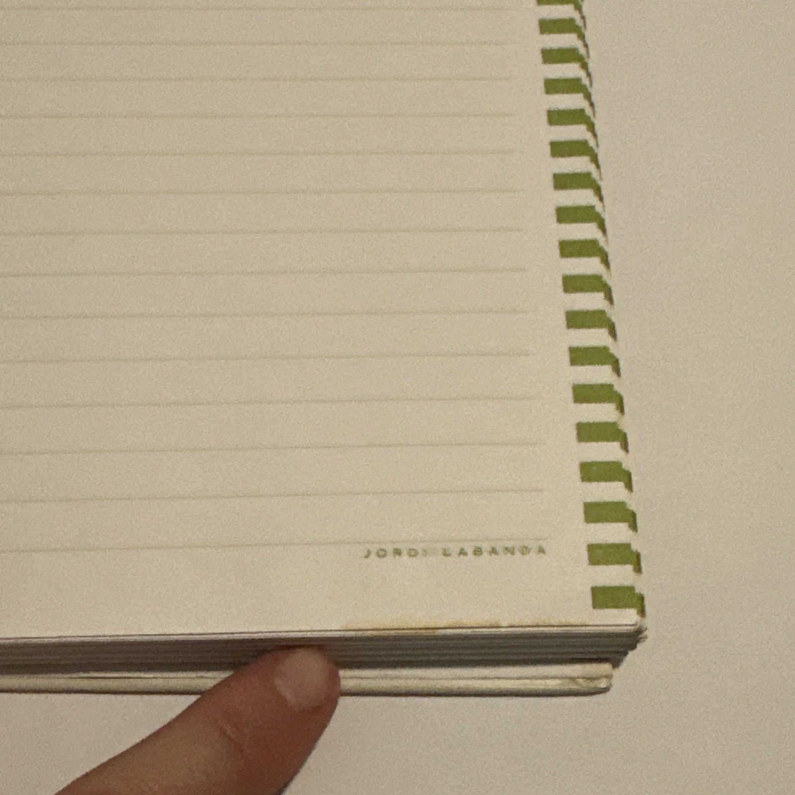 JORDI LABANDA LARGE SPIRAL RING NOTEBOOK GRID RULED MADE IN SPAIN deadstock