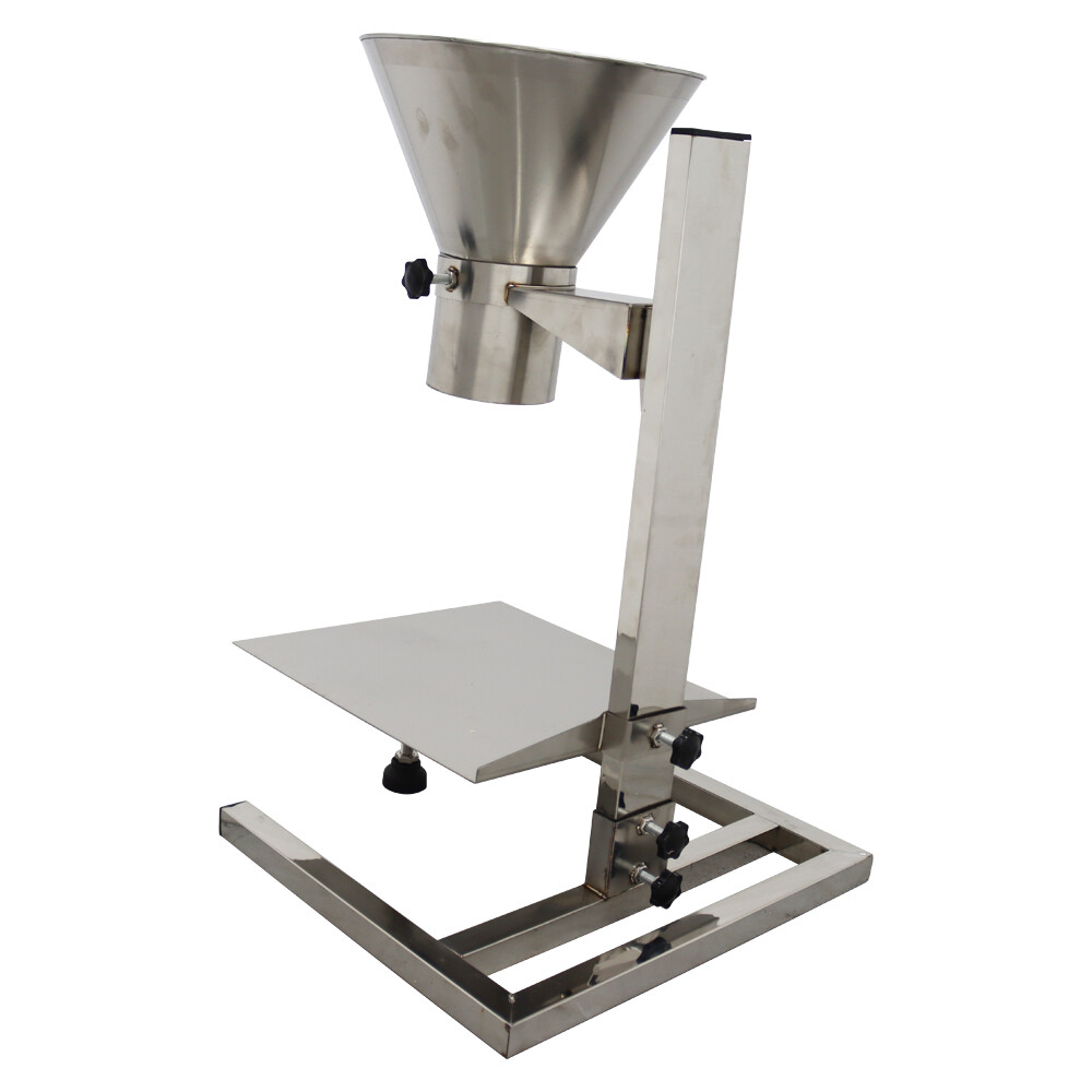 Stainless Steel Manual Feeding Hopper with Support Stand 0.8″/2″/3.9″
