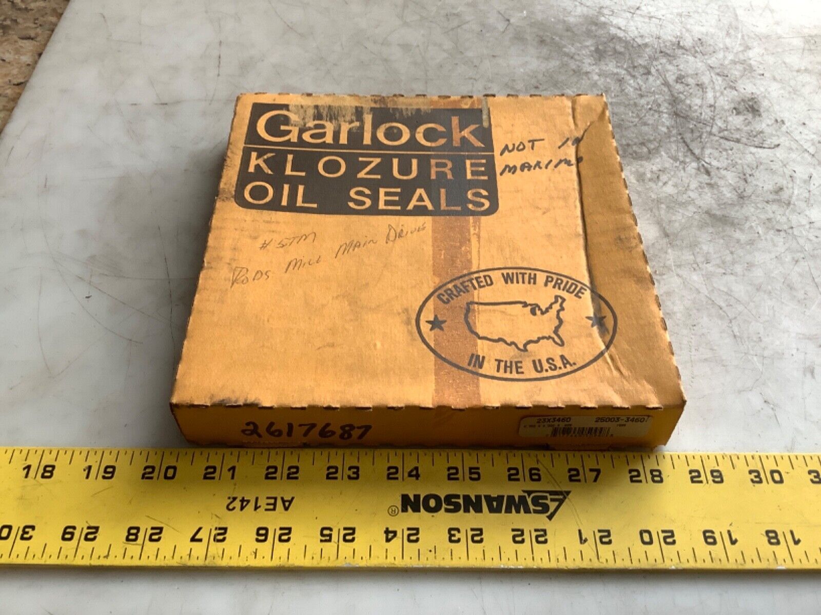 GARLOCK 25003-3460 OIL SEAL 6.750IN X 8.000IN X 0.625IN 444