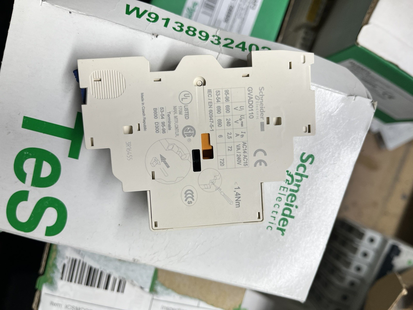 NEW Schneider GVAD0110 Auxiliary Contact. TeSys – 034353.