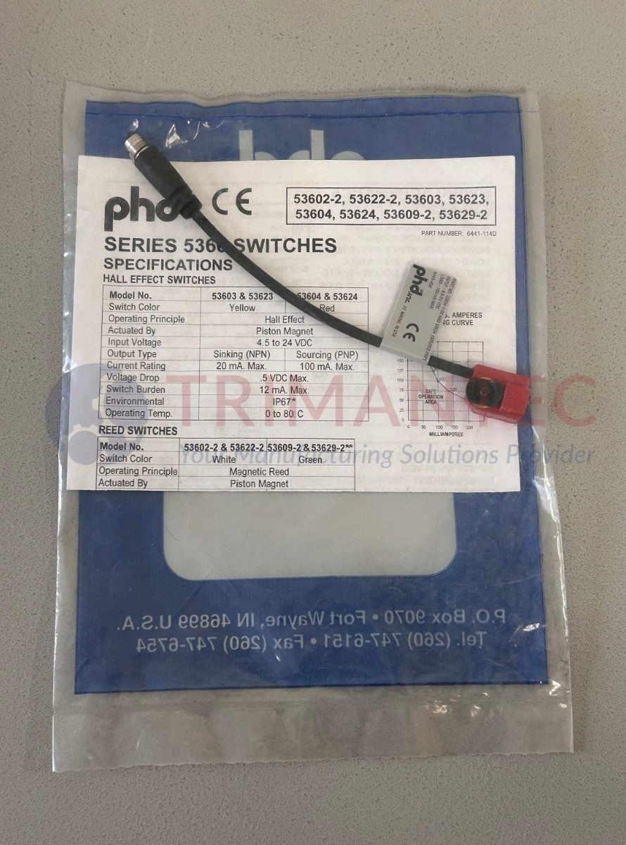 *NEW IN BOX* 53624-1 PHD Hall Effect Switch