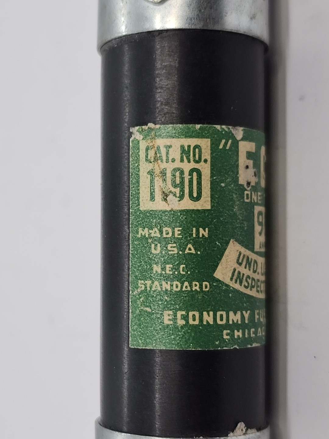 ECONOMY ECO-1190 1 POLE 90A 250V ONE TIME FUSE [MG4-2]