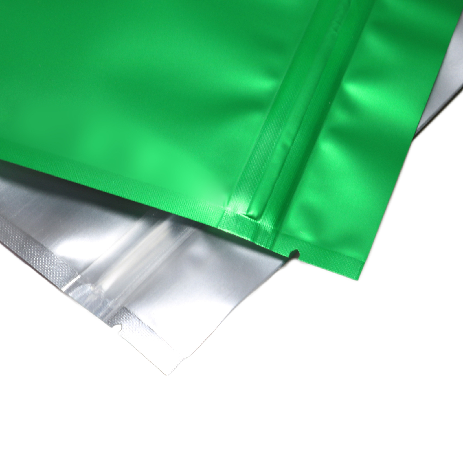 100/500/1000 Clear/Silver/Green Flat Mylar Foil Zip Lock Bags 10x15cm (3.9×5.9″)