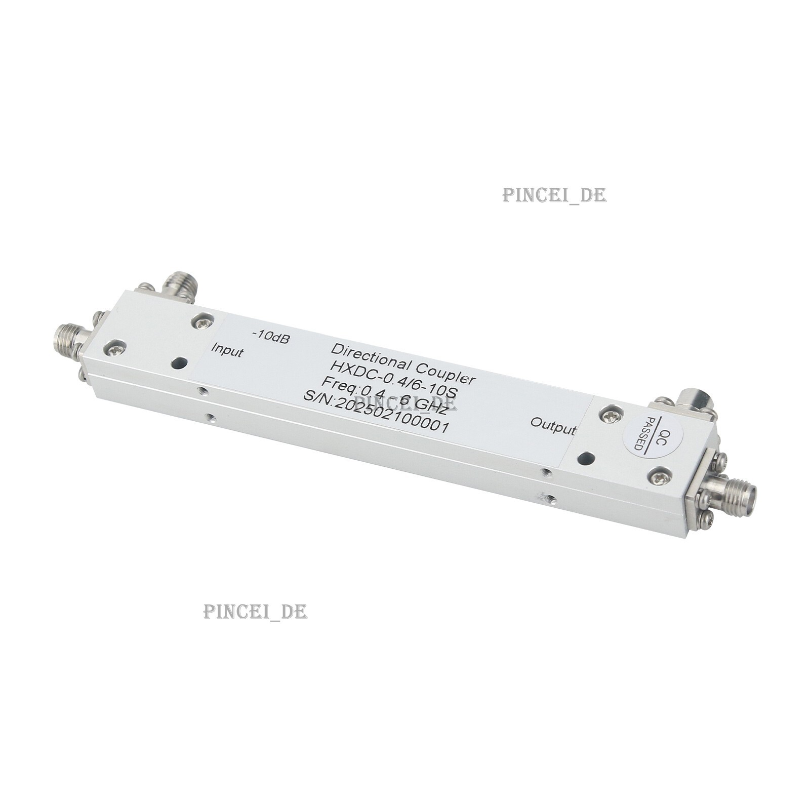 HXDC-0.4/6-10S 0.4-6GHz RF Microwave Broadband 10dB Directional Coupler