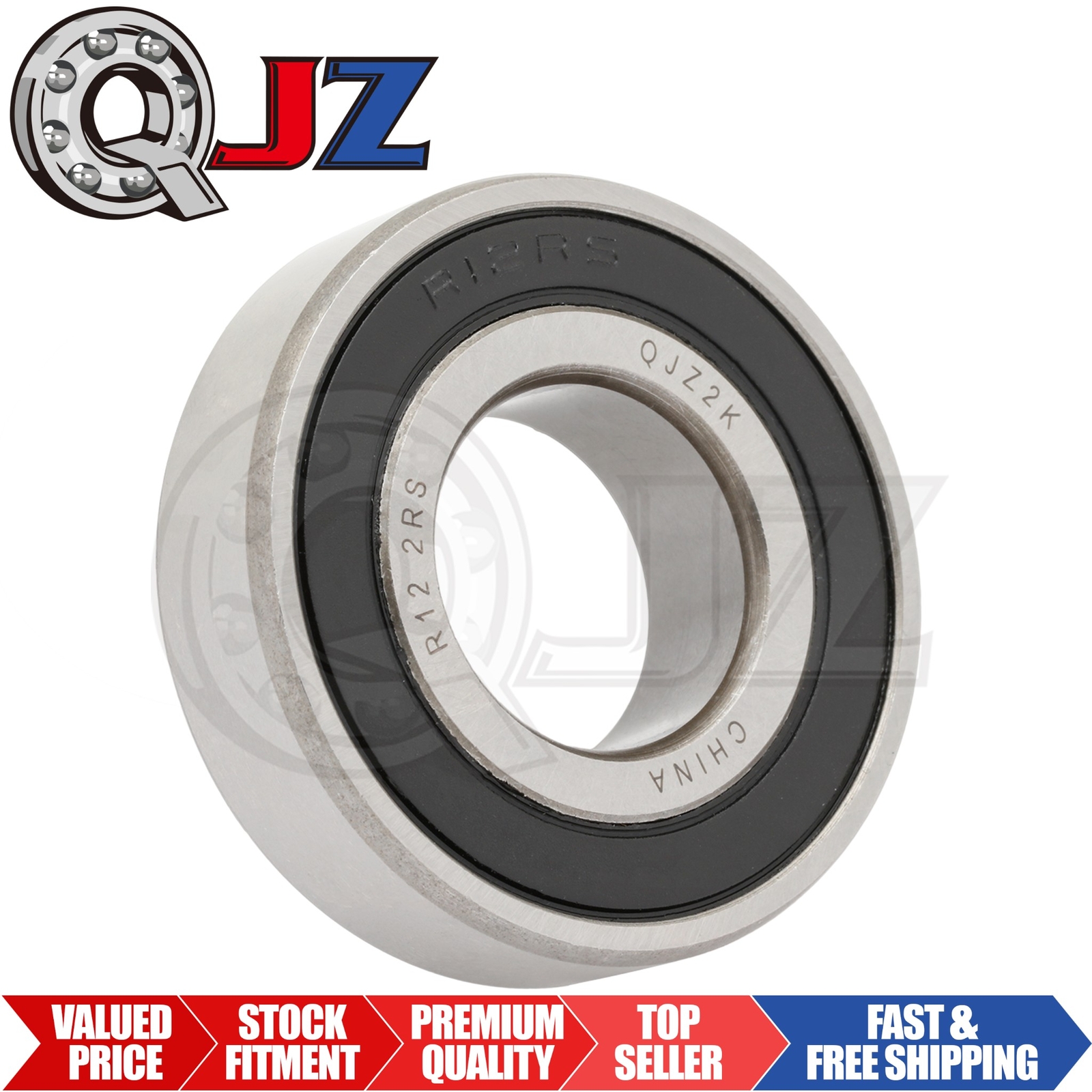 [Qty.1] SR12-2RS Stainless Ball Bearing [0.75in Bore x 1.625in OD x 0.438in W]