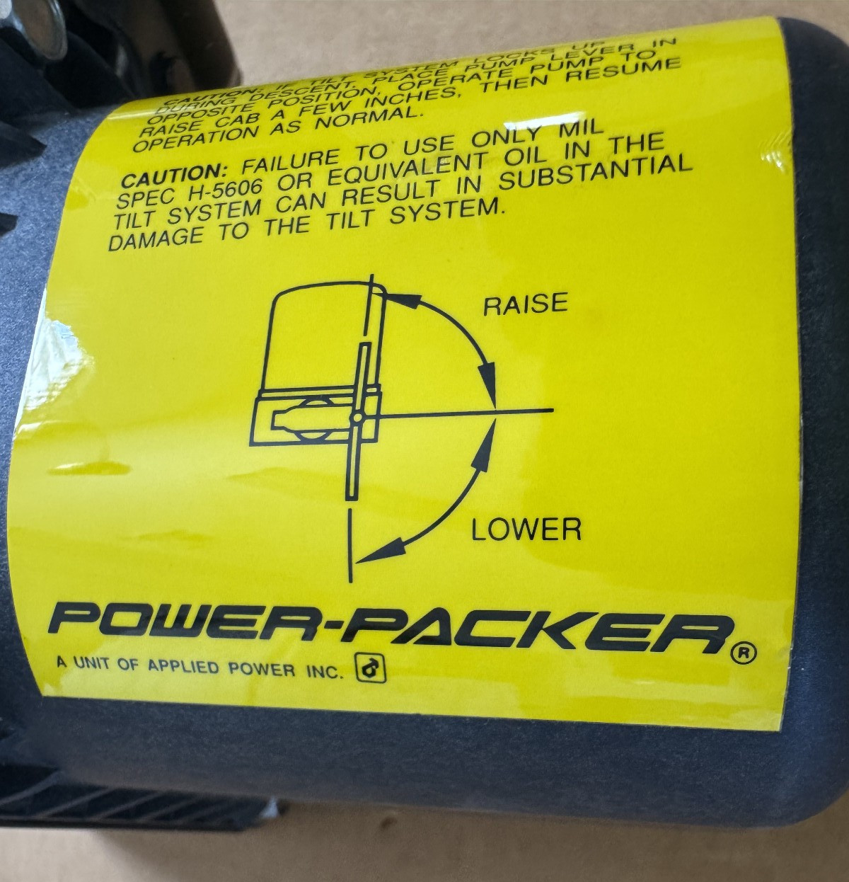 Power-Packer HP50034206 Hand Pump 3200psi 35CI (.69) Spindle New OEM NextDay Air