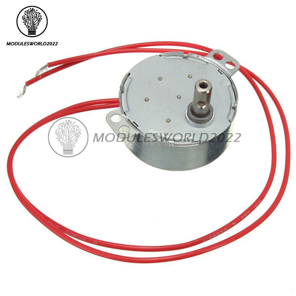 TYC-50 AC12V/110V/220V Synchronous Motor 2.5/3/5/6RPM 4W 50/60Hz For Microwave