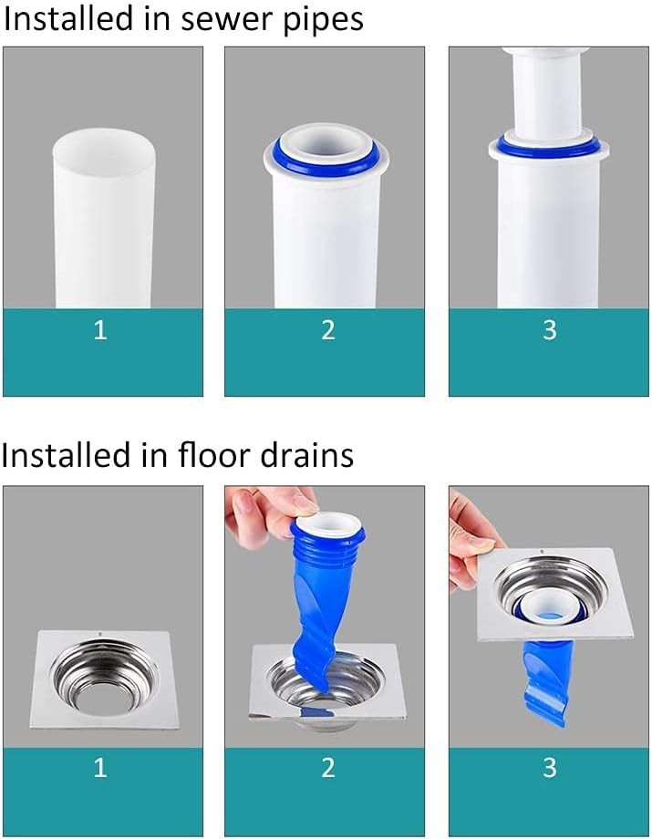 Environmentally Friendly Adjustable Drain Trap – Compact 4cm Backflow Preventer