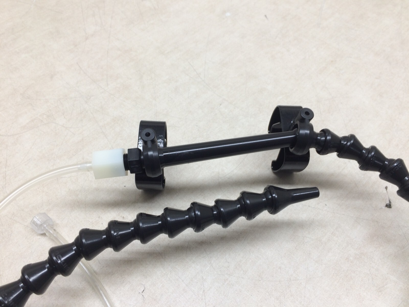 Loc-Line 1/4″ Hose Nozzle Flex Fittings Clamp Adapter Black Flex length 23″