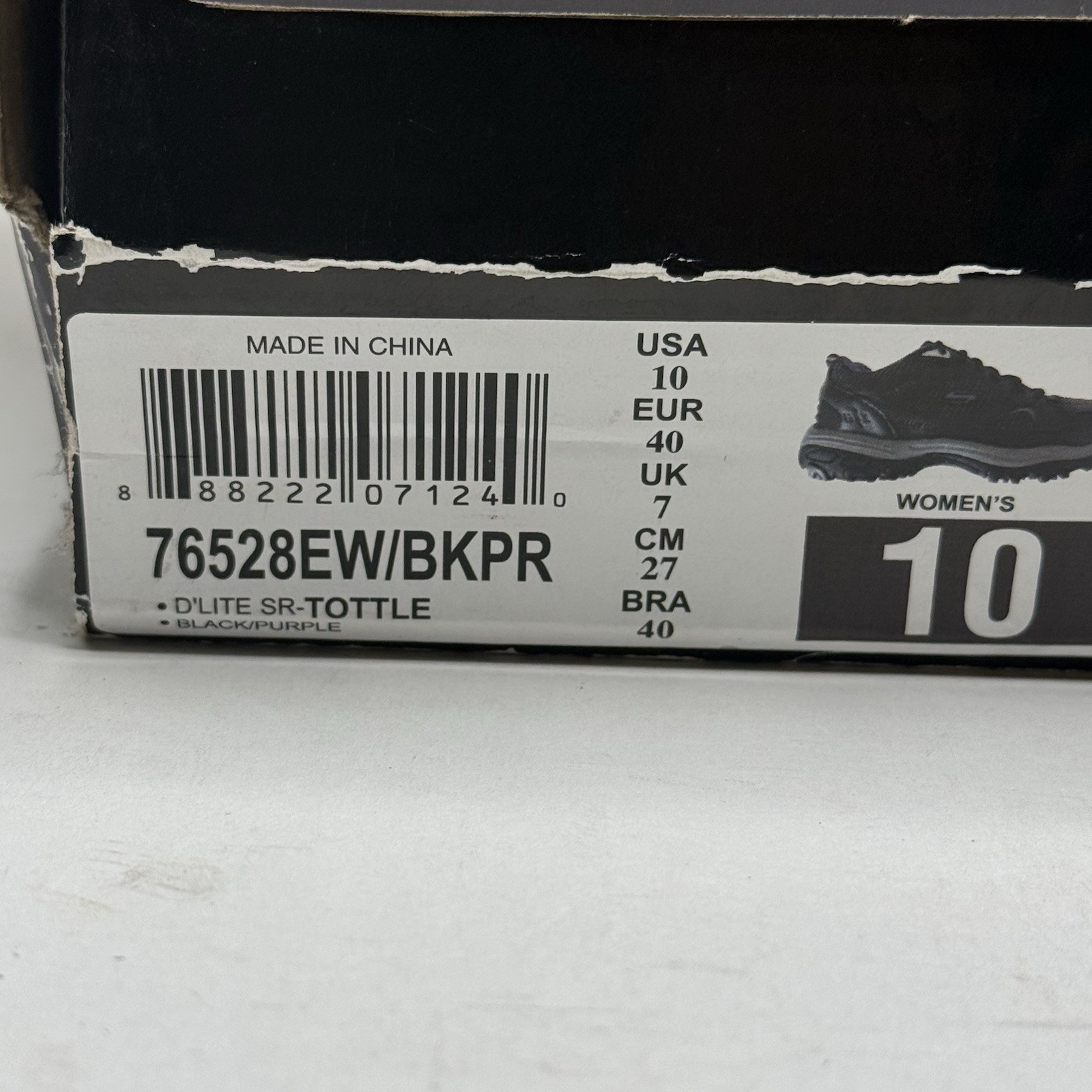 Skechers Work D’Lites SR Tottle Comp Toe Wide Width Women’s 10 New