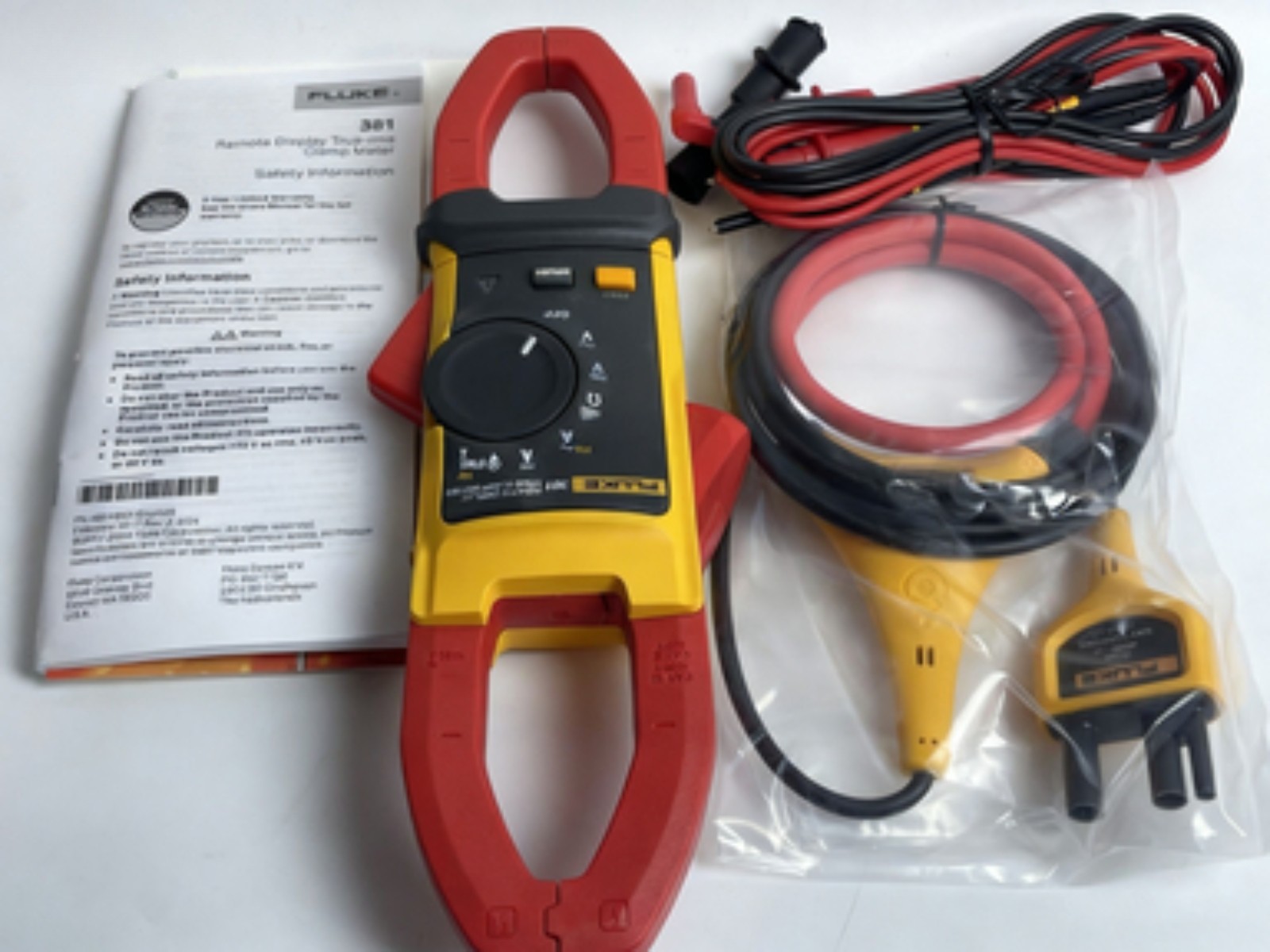 Fluke 381 Remote Display True RMS AC/DC Clamp Meter with iFlex NEW