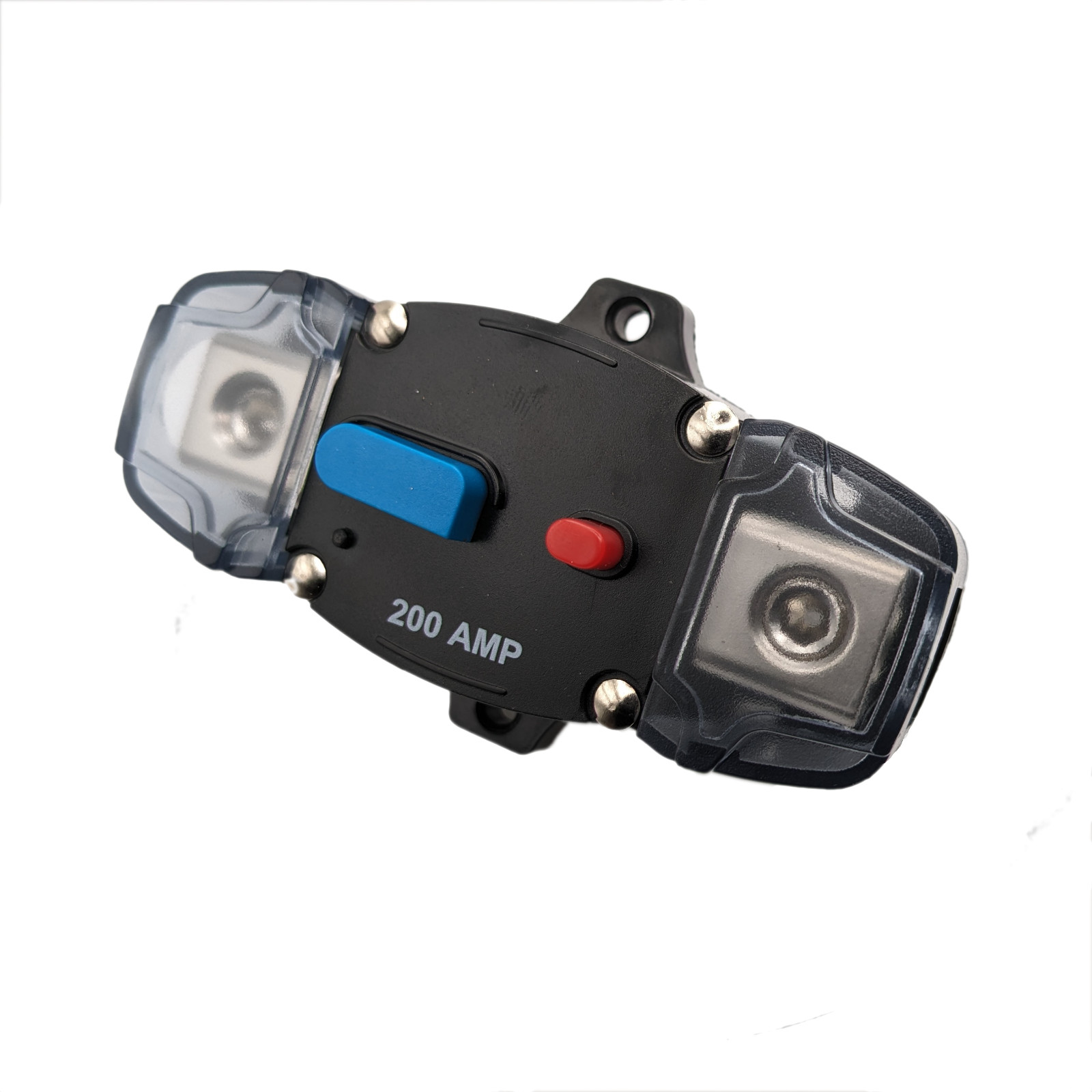 200 Amp 12-48V DC Inline Circuit Breaker w/ Cover Car/Audio/Boat/Solar/Inverter