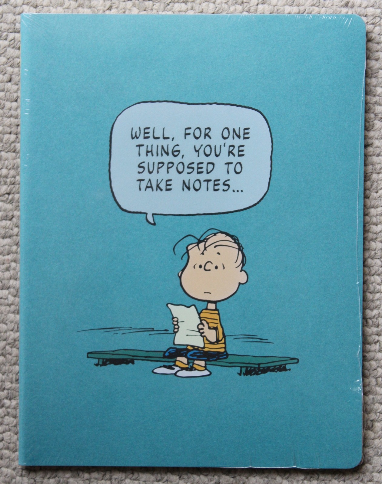 New! MOLESKINE Peanuts LINUS Ruled Notebook • 120 Pgs • Cahier Journal