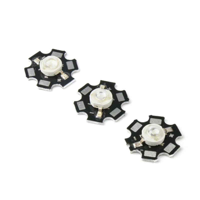 1W/3W/5W Hi-Power LED UV 395nm-405nm 280mA~1300mA STAR Ultraviolet Starboard