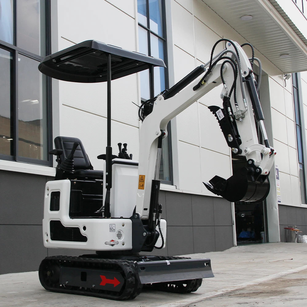 Upgraded 13.5HP Mini Skid Steer B&S Engine with 1Ton Mini Excavator 13.5HP B&S