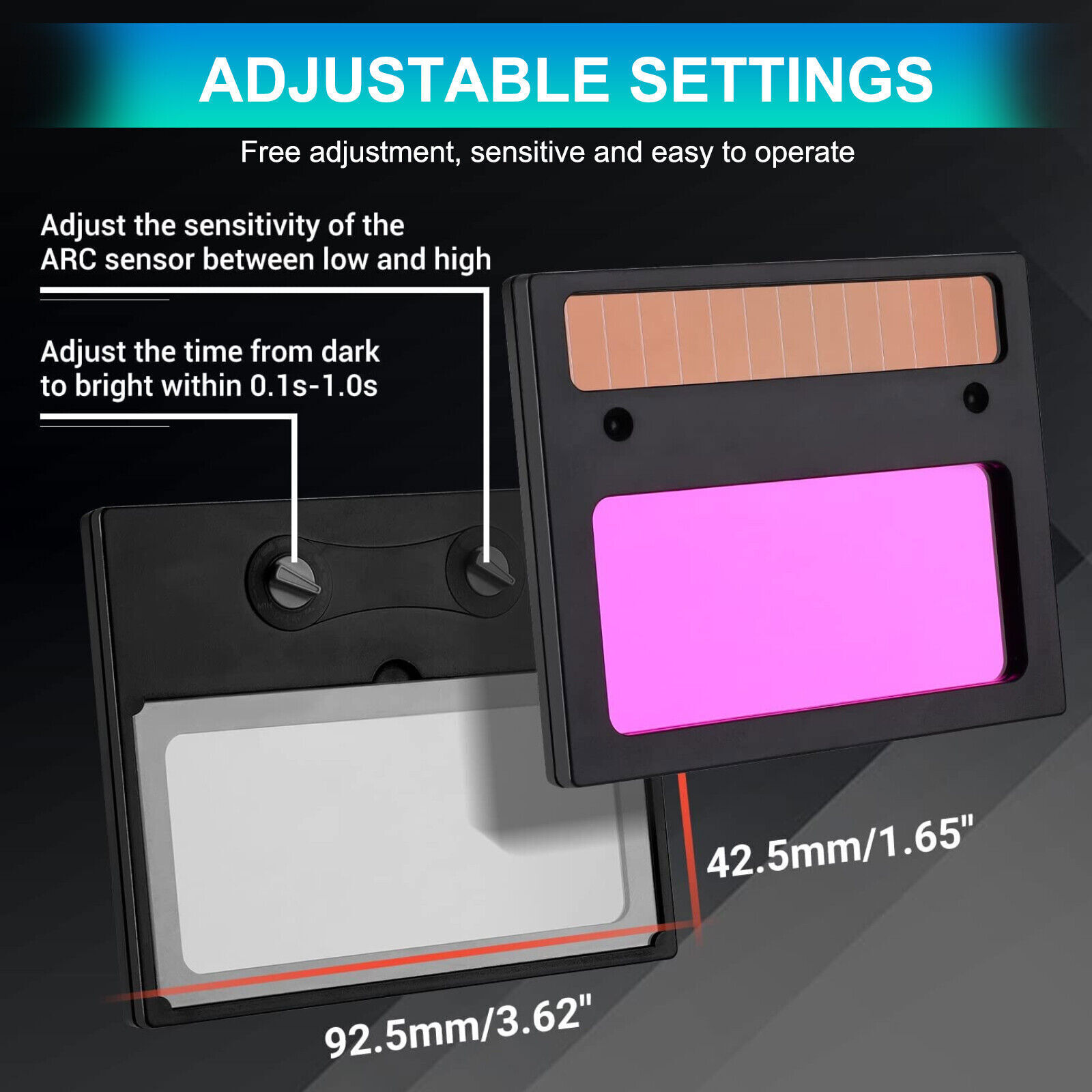 Solar Welder Helmet True Color Auto-Darkening Welding Helmet Arc Tig Mig Weld