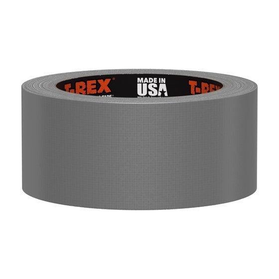 2 pack T-Rex Ferociously Strong Gunmetal Gray Duct Tape, 1.88 in. x 10 yd.
