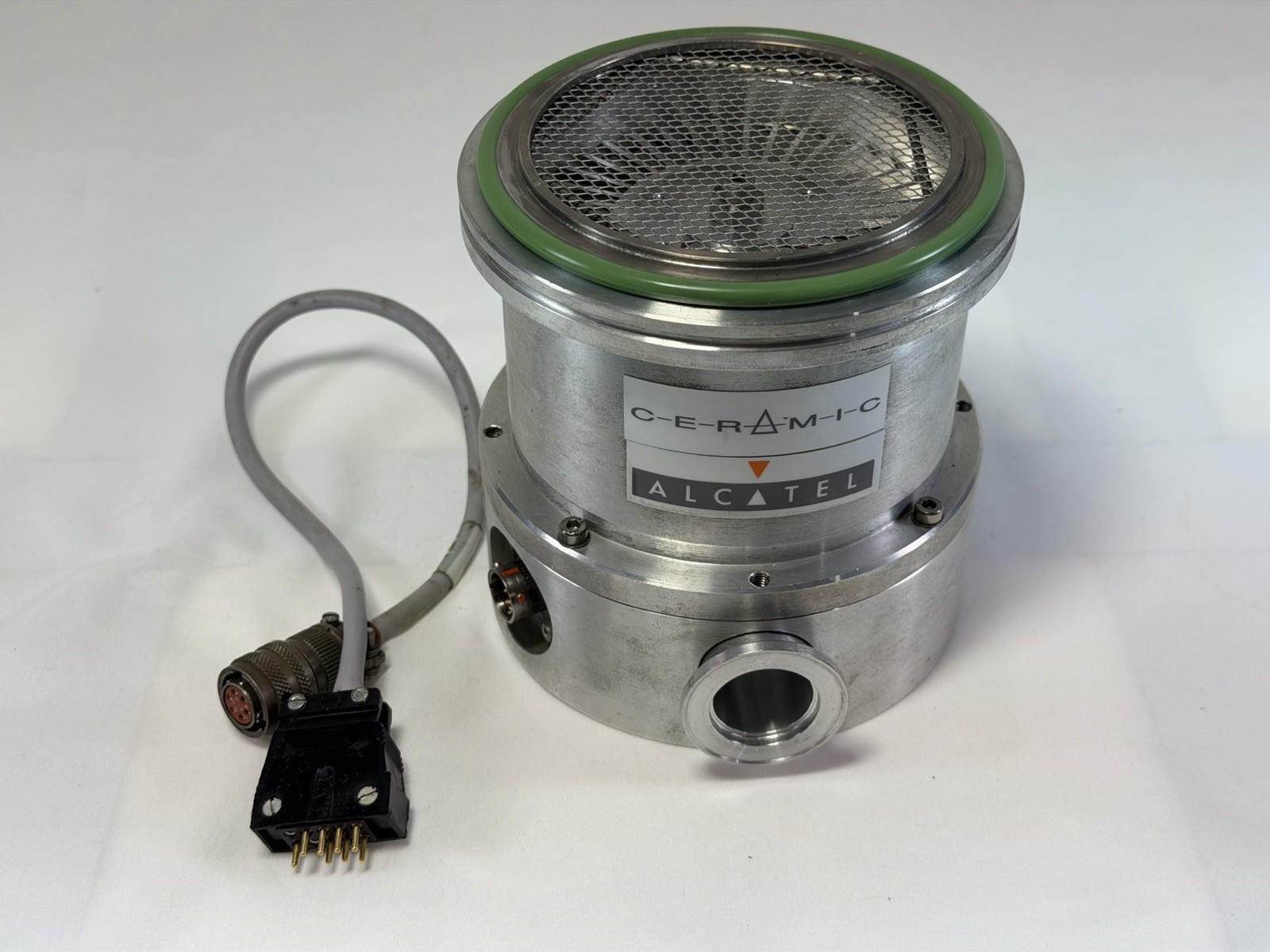 Alcatel 5101 Turbomolecular Pump ISO100 Inlet KF25 Exhaust w/ Ctrl Cable AS-IS