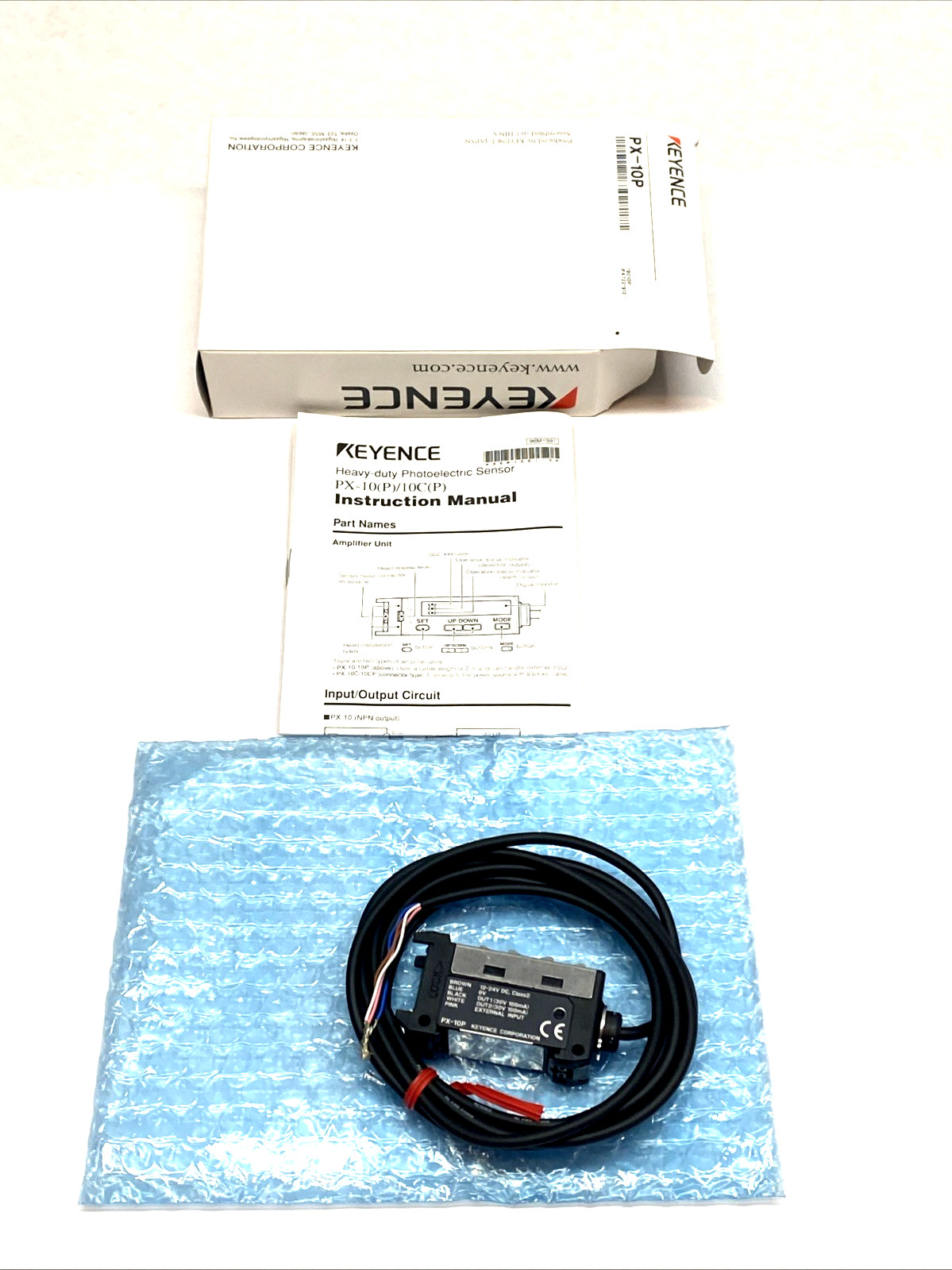 Keyence PX-10P Photoelectric Amplifier Unit Cable Type PNP IP67