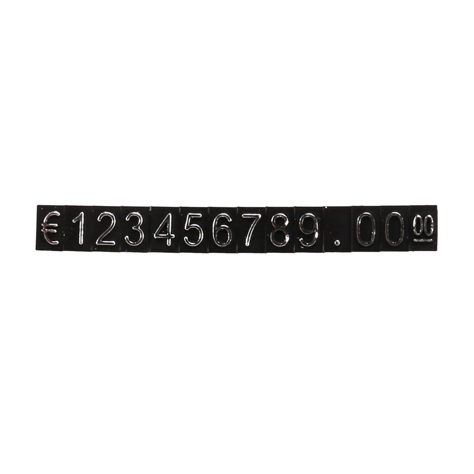 120 Sets Plastic Cubes Price Display Label Adjustable Number Stand9362