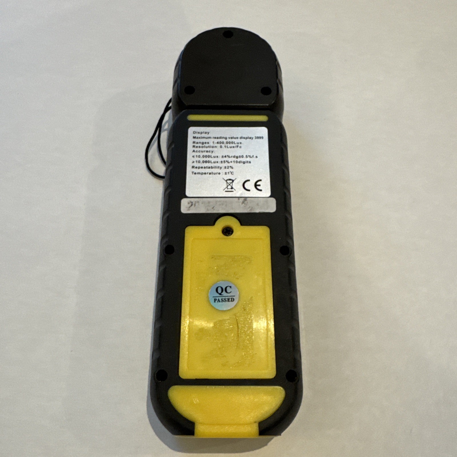 HoldPeak Digital LCD Lux Light Meter 0.01-400000 Lux Luminance Tester Used-Good