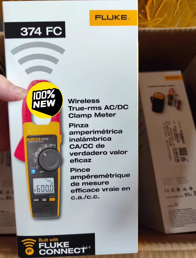 1PC Fluke 374 FC Fluke 374FC 600A ACDC TRMS Wireless Clamp Meter New