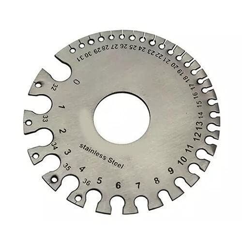 Round Thickness Stainless Steel Wire Gauge Diameter Gage Metal Inch Measurement