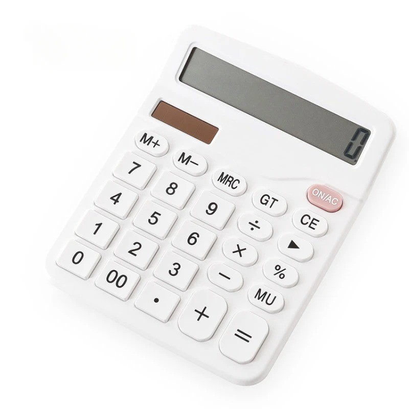 Premium Desktop Calculator 12 Digit with Large LCD Display and Sensitive Buttons