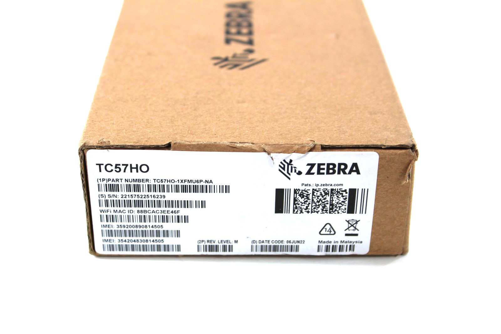 Zebra TC57x, TC57HO-1XFMU6P-NA SE4720, 4GB/32GB, Android 10 BRAND NEW AUTHENTIC