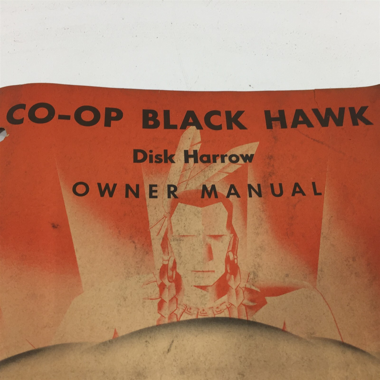 Genuine 1951 CO-OP Black Hawk Disc Harrow Owners Manual