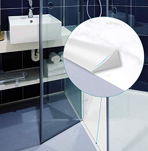 39 Inch Water Guard for Kitchen Sink, Silicone Rubber Kitchen Splash Guard, C…