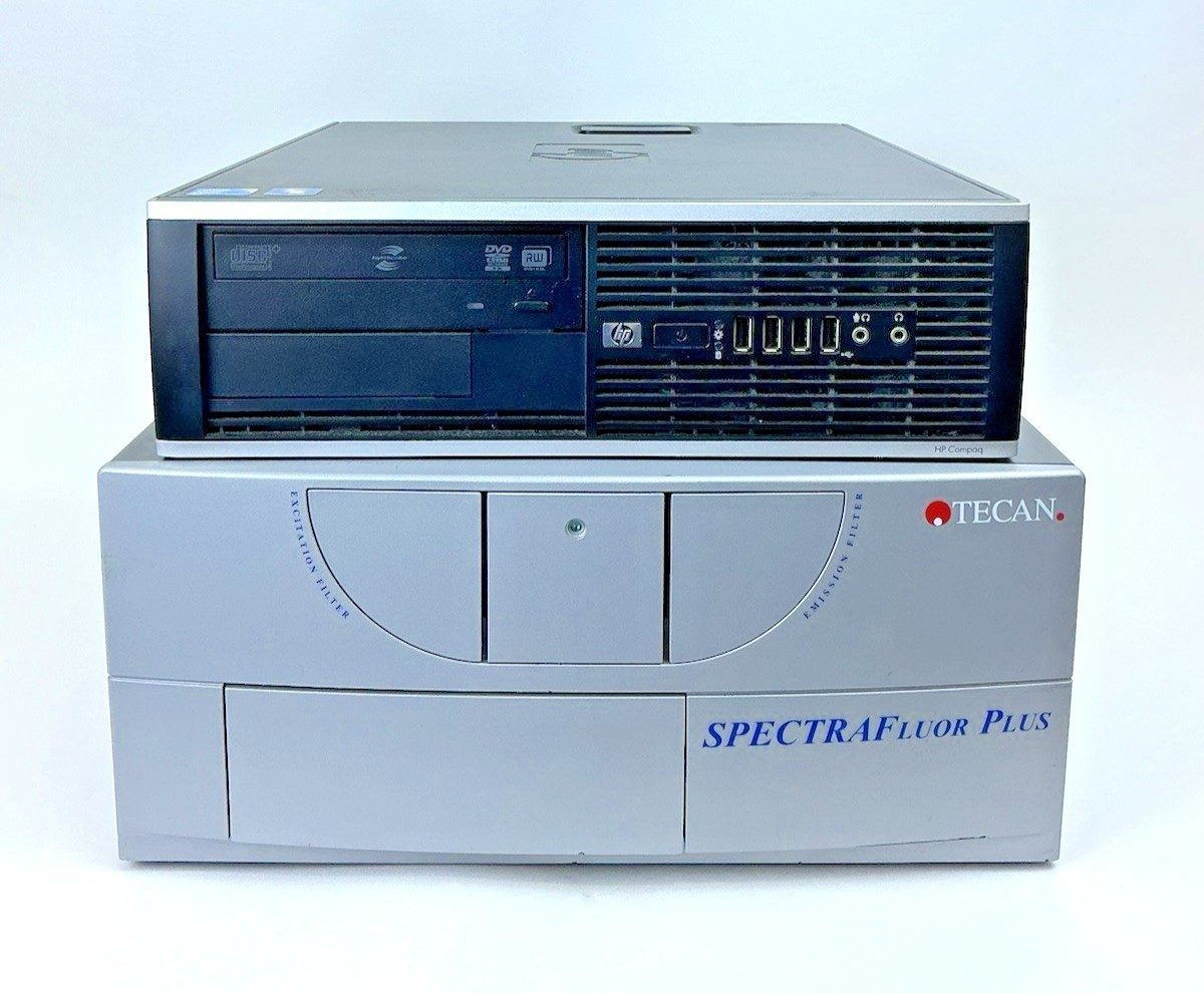SPECTRAFluor Plus Tecan Microplate Reader w/ HP Compaq 6000 PC & DELL 1707FPc