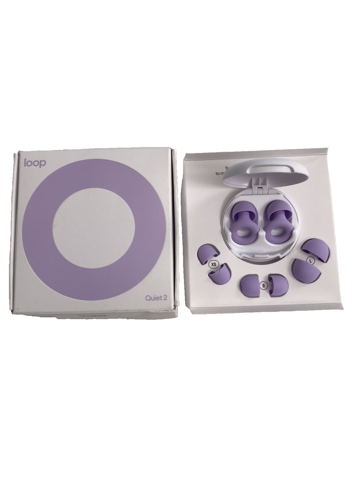 Loop Quiet2 Ear Plugs Noise Reduction Super Soft, Reusable 24 dB Violet