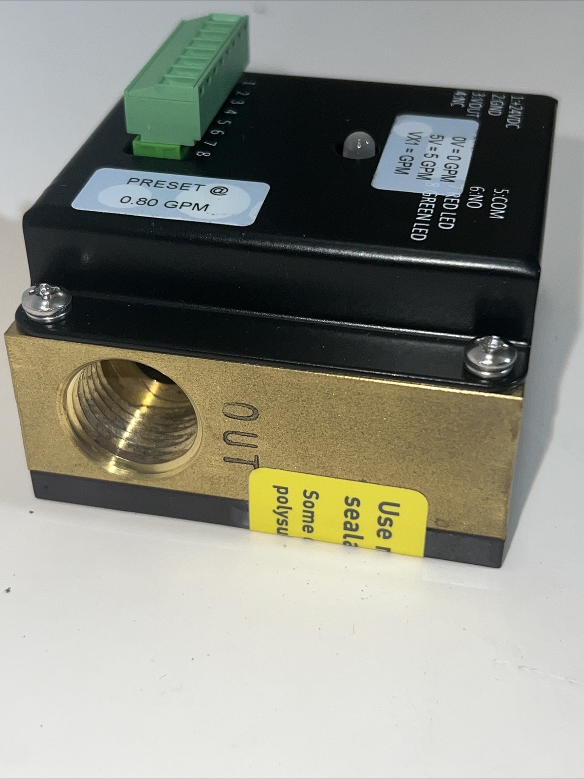 Proteus Industries 9850B24P1 Flow Transducer 24V 30 mA, Free. Shipping