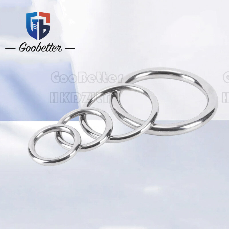 Stainless Steel 304 A2 Round O Rings, Mooring Ring M3 M4 M5 M6 M7 M8 M10 M12 M16
