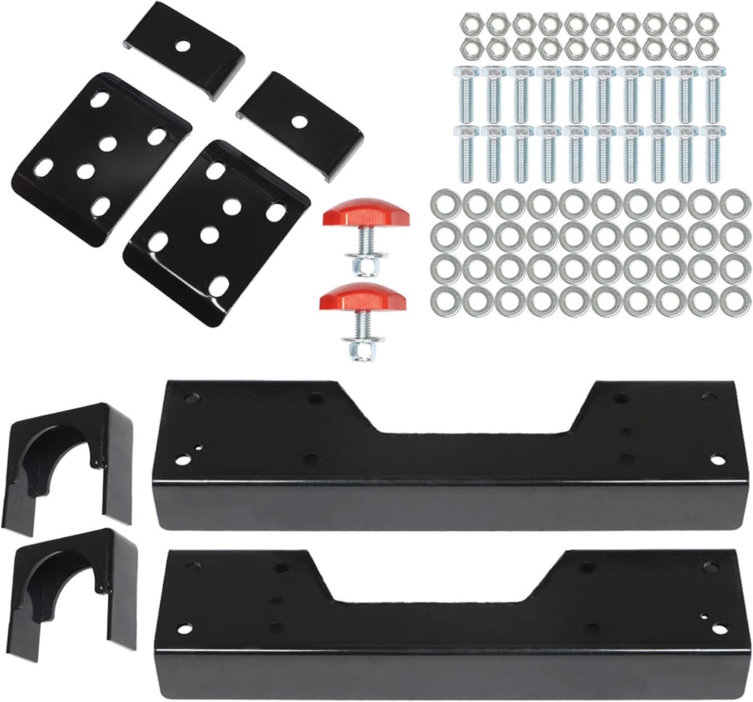 6 Inch Rear Axle C-Notch Rear Support & Drop Flip Kit Replacement for Chevy Silv